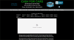 Desktop Screenshot of cashforcarsnc.com